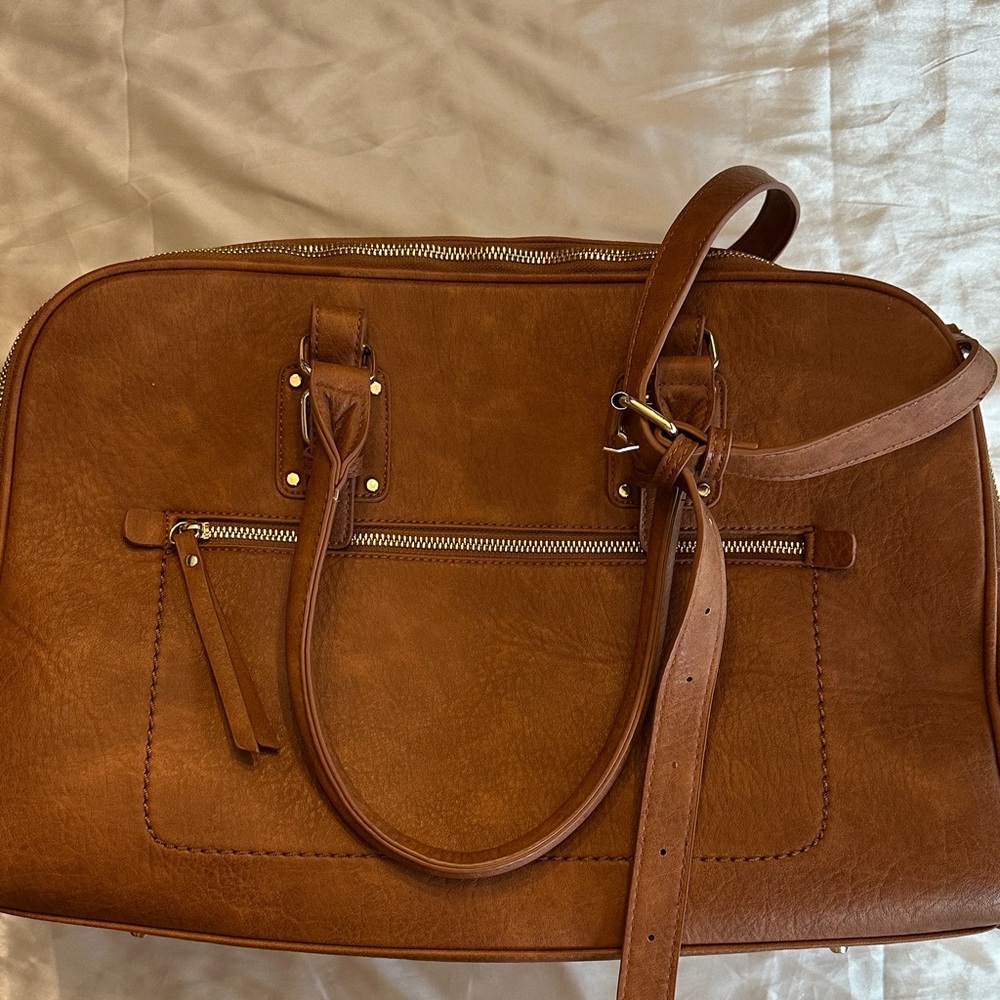 Madison West Tan Travel Bag